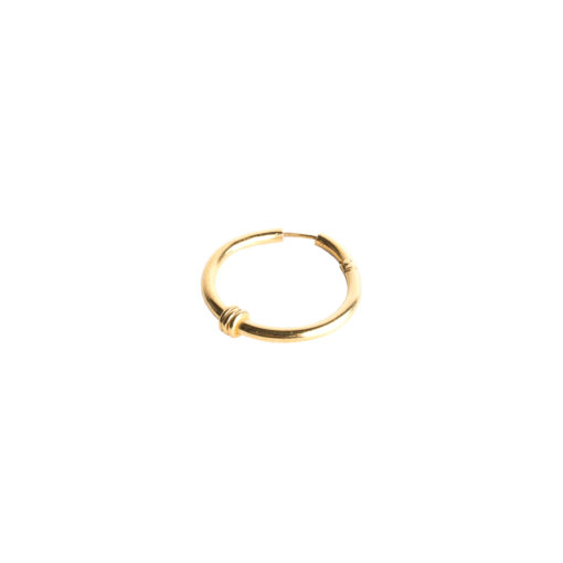 CIRCLE EARRINGS (small) 14k